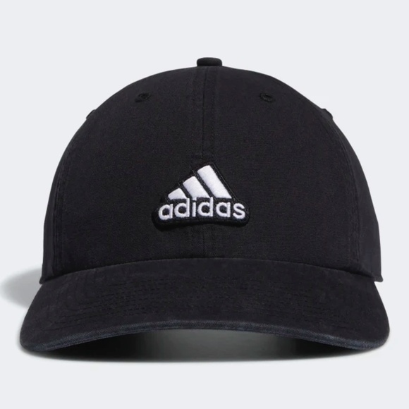 New Men's Adidas Adjustable Ultimate Hat Black and White - Picture 1 of 16